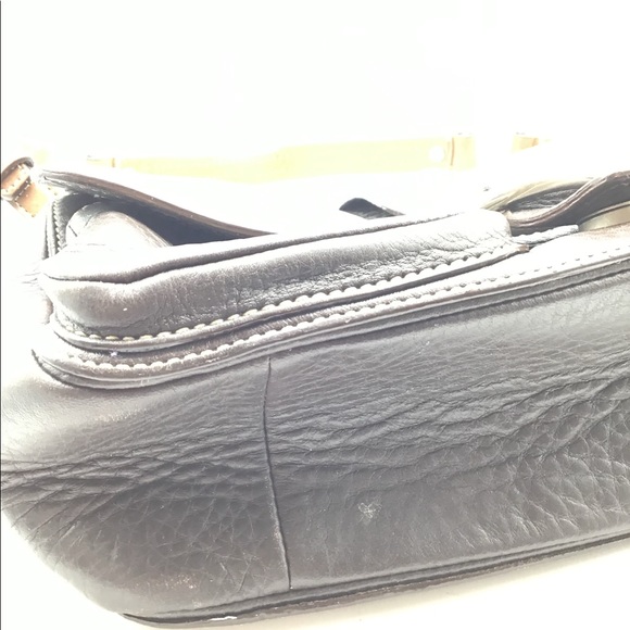 COACH Chelsea C0773-F10893 brown pebbled leather shoulder bag, purple inside. - Picture 7 of 16